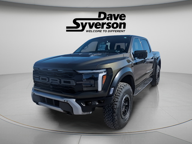 2025 Ford F-150 Raptor in Green — front three-quarter view