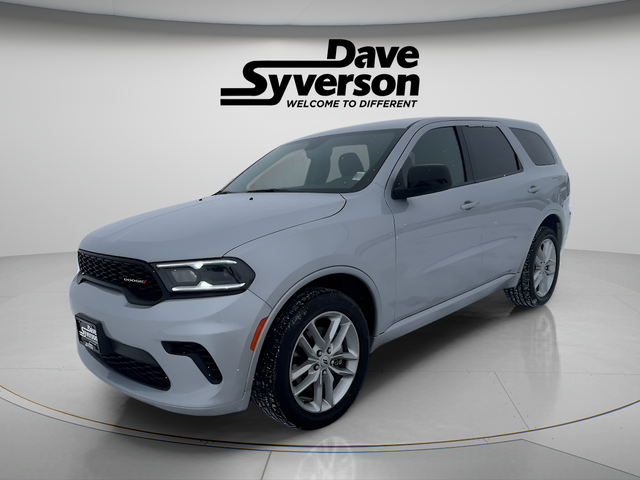 2025 Dodge Durango GT in Triple Nickel — front three-quarter view