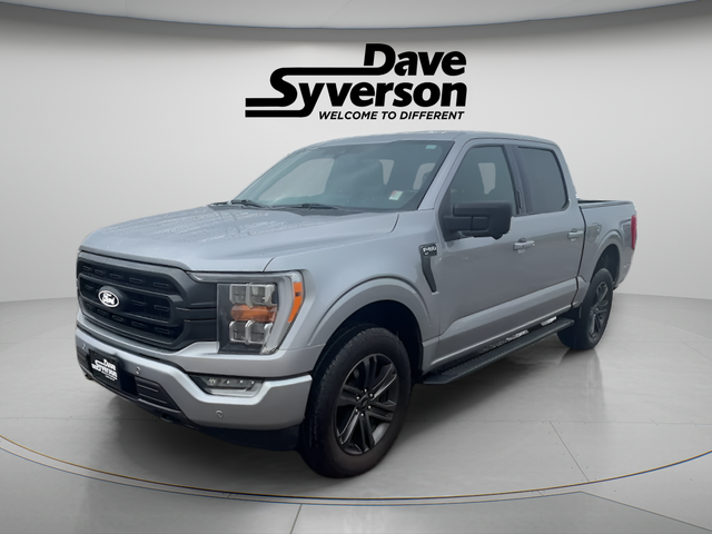 2021 Ford F-150 XLT in Silver Metallic — front three-quarter view