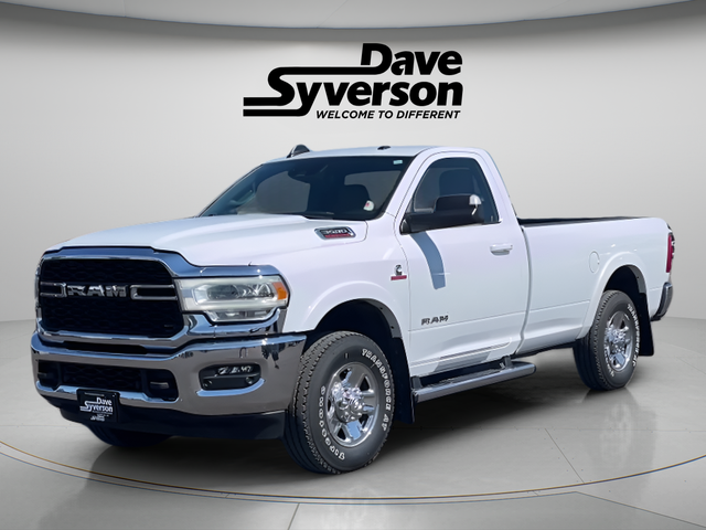 2022 RAM 3500 Big Horn in Bright White Clearcoat — front three-quarter view